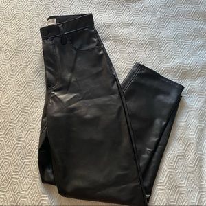 Abercrombie & Fitch leather pants size 4L